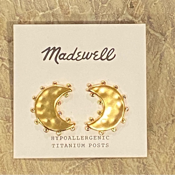 Madewell Celestial Dotted Moon Statement Stud
Earrings NWT - Picture 9 of 10